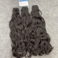 Nouvel Arrivage Lots de Cheveux Ondulés Naturels 100% Vierge Vietnamienne Super Double Drawn Double Trame Faite à la Machine Prêt à l'Expédition Anti-Chute Doux