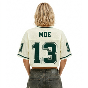 Camiseta Deportiva Personalizada para Mujer, Estilo American Football, Transpirable, Holgada, Uniforme Deportivo de Verano, Sexy, para Equipo Femenino - Product Image 2
