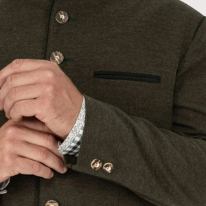 Chaqueta Tradicional Bávara Alemana para Hombre, Chaqueta Trachten Premium Personalizada con Cuello Alto y Logotipo Frontal, para Actividades al Aire Libre en Invierno, de Lana - Product Image 6