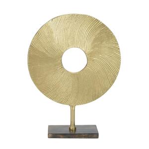 Modern Circular Aluminum Sculpture Abstract Geometric Artistic Handmade Eco-Friendly Tabletop Decor Housewarming Gift - Product Image 1
