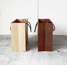 Cubo de Basura para Exteriores de Calidad Superior con Forma Rectangular Japonesa y Cubo Interior de Madera para Almacenamiento - Product Image 3