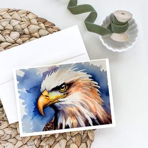 Eagle Whimsical A7 Tamaño 5x7 Tarjetas de notas en blanco Paquete de 8 con sobres para saludos - Product Image 2