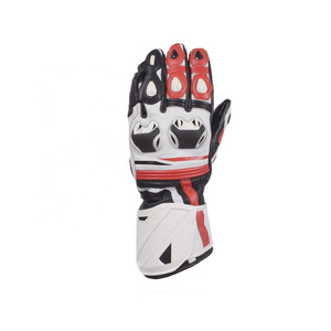 Guantes de motocicleta premium de cuero, accesorios para motociclistas, guantes de seguridad antideslizantes para la palma, guantes deportivos, venta al por mayor, logotipo personalizado. - Product Image 6