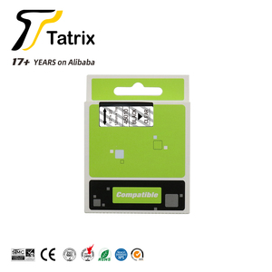 Cartucho de cinta de etiquetas compatible Tatrix de 12mm negro sobre transparente 45010 para <span class=keywords><strong>DYMO</strong></span> <span class=keywords><strong>LabelManager</strong></span> PNP/150/160/<span class=keywords><strong>210D</strong></span>/280/350 - Product Image 2