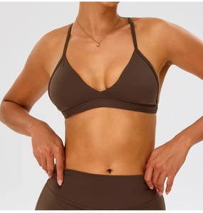 Soutien-gorge de sport personnalisé pour femme, respirant, sans coutures, pour le yoga et l'entraînement, vente en gros - Product Image 3
