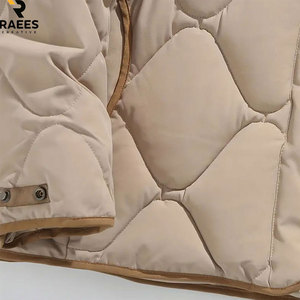 Maximum Comfort Oversized <b>Puffer</b> Bubble <b>Jacket</b> Loose Fit Bulk <b>Cropped</b> Velvet Bubble <b>Jacket</b> Soft Touch Casual Streetwear - Product Image 6