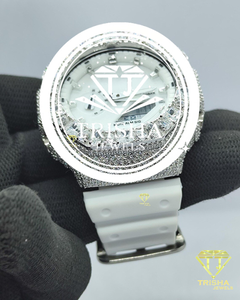 Premium VVS Moissanite Diamond Watch 925 Sterling Silver Custom Luxury <b>Wristwatch</b> For Men Women - Product Image 5