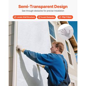 Resistente 4.5X150 ft rivestimento in plastica bianca 0.13mm di spessore barriera al vapore casa avvolgente resistente a goccia membrana impermeabile - Product Image 5