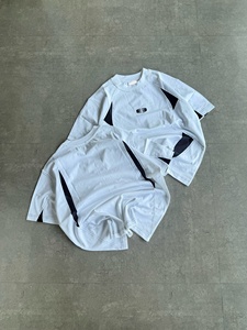 Camiseta con Costuras Impresas de Diseño Personalizado, Costura en Contraste, Estilo Raglán, Oversize, Streetwear, Logotipo Personalizado, Camiseta Blanca - Product Image 5