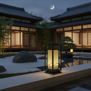 Lámpara de Jardín de Alta Gama Europea, Luminaria de Paisaje Contemporánea para Hoteles, Resorts y Patios - Product Image 2