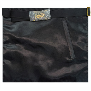 Delantal de Cuero Unisex del Rito Escocés AASR de 4.º Grado con Logotipo Personalizado, Bordado a Máquina, Regalia Masónica para Ceremonias de Logia - Product Image 2