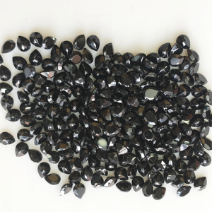 Espinela Negra Natural, Corte Pera de 5x3MM, Gema Suelta de la Mejor Calidad para Joyería - Product Image 3