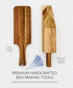 Pince à draps en bois artisanale de qualité supérieure pour la maison et l'ameublement, avec une construction robuste et durable, disponible - Product Image 1