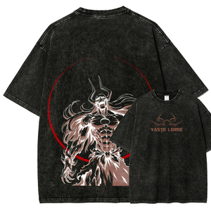 T-shirt surdimensionné imprimé sur mesure de haute qualité, motif poisson japonais, en coton, style streetwear, coupe ample, fabricant - Product Image 6