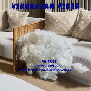 เส้นใยโพลีเอสเตอร์ PSF Vikohasan 100% รีไซเคิล 7D แบบกลวงเชื่อมต่อ GRS/OEKO TEX/ISO-9001 ขนาด 32/38/51/64/76 มม. สำหรับปั่นด้ายคอนกรีต - Product Image 6