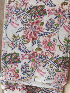 Tela de Algodón Estampada a Mano Multicolor para Vestidos de Mujer, por Metro, para Costura, Manualidades y Decoración del Hogar - Product Image 1