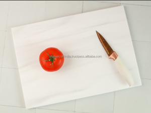 Planche à découper en marbre ronde Top Sale avec poignée de support Design durable unique pour une utilisation dans la cuisine à domicile - Product Image 2