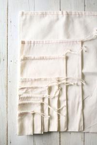 Sac à cordon unisexe Oaptimo 100 % coton biologique résistant à l'eau, écologique, 8 oz, sac à main à double cordon, sac à poussière, pour chaussures et plus encore - Product Image 3