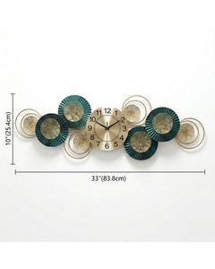 Metal Wall <b>Clock</b> Stylish Antique Wall <b>Clock</b> for Bedroom Living Room Home Decor <b>Large</b> Decorative Wall <b>Clock</b> Design 1 - Product Image 2