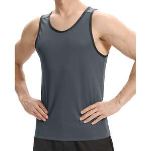 Débardeurs décontractés respirants et abordables pour hommes, 100 % coton, sans manches, pour l'été, la gym, la musculation, vente en gros - Product Image 5