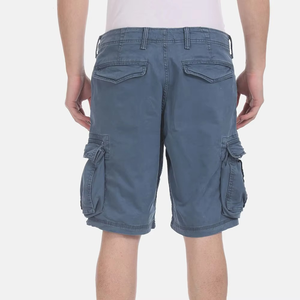 Shorts cargo pour hommes de haute qualité, longueur genou, fabriqués au Pakistan, en denim 100% coton, motif uni, écologiques - Product Image 3
