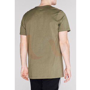 เสื้อยืดพิมพ์ลาย PUFFIN SPORTS OEM ODM สำหรับผู้ชาย สีดำ แขนสั้น คอกลม ผ้าเจอร์ซีย์คอตตอน พิมพ์ลายลำลอง ทรงปกติ - Product Image 6