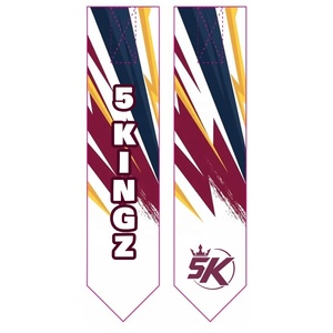 Équipement de sport d'équipe 5Kingz Rugby League : Écussons écologiques légers, design marron et jaune, durables, faible MOQ, prix abordable - Product Image 3