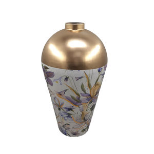 Premium Quality <b>Set</b> of 3 Modern Iron Flower <b>Vase</b> Decal Enamel Finished Medium Size Metal Pot for Home & Tabletop Decor Customize - Product Image 5