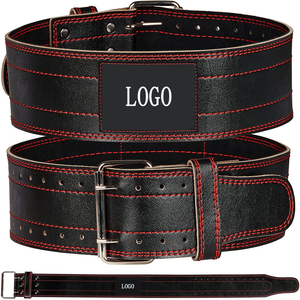 Durable Genuine Leather Weightlifting Belt for Men and Women Strength Development and Professional Gym Performance - Product Image 1