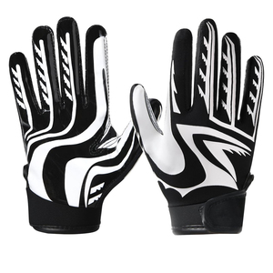 Guantes de Fútbol Americano Unisex Personalizados de Alta Calidad, Ligeros, Antideslizantes, con Agarre, Impermeables, Transpirables y Ajustables - Product Image 5