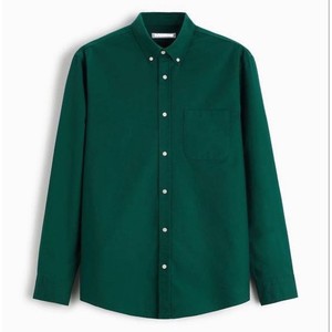 Chemise décontractée en satin 100 % coton perlé extensible, anti-humidité, col boutonné, respirante, infroissable, à prix abordable - Product Image 3