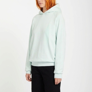 Sweat-shirt à capuche en polaire pour femme, OEM, marque privée, premium, anti-plis, délavé à l'acide, pull d'hiver avec logo frontal - Product Image 3
