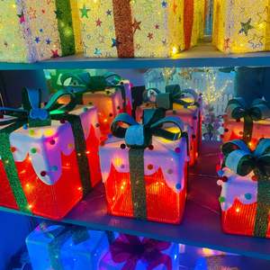 Led Kerst Lichtbak Opvouwbaar Binnen/Buiten Tuindecoratie Perfect Cadeau Voor Vakantie Cheer - Product Image 1