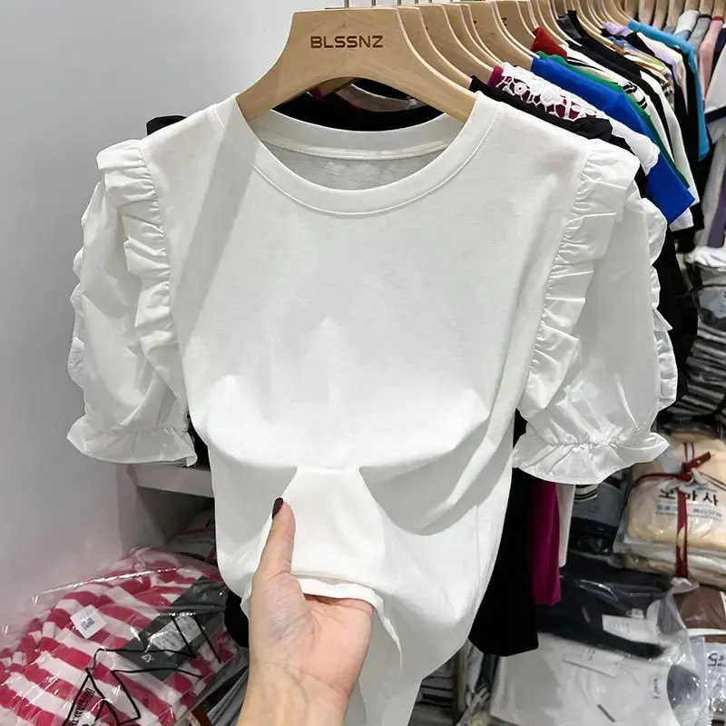 Hauts habillés mignons pour femmes T-shirts d'affaires décontractés d'automne Chemises Blouses