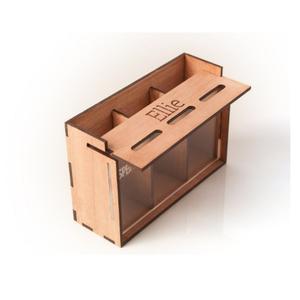 Vente en gros de tirelires en bois durables pour économiser de l'argent |   Caisse à monnaie en bois de haute qualité avec serrure de sécurité |   Banque d'épargne professionnelle - Product Image 5