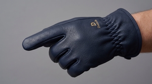 Gants de sécurité en cuir Dumela, longueur poignet, rayés, respirants, doublés de coton, thermiques, pour l'hiver, usage quotidien en extérieur - Product Image 3