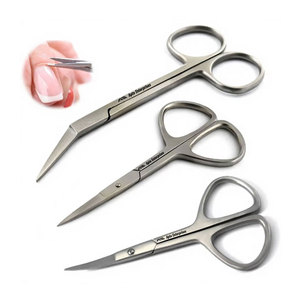 Ciseaux à cuticules pour manucure et pédicure, outil de soin des ongles en acier inoxydable pour salon et usage personnel - Product Image 1