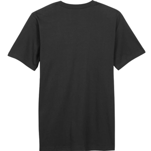 เสื้อยืดผู้ชายสีดำ น้ำหนักปานกลาง ผ้าฝ้ายพรีเมียม แขนสั้น สวมใส่สบาย ระบายอากาศได้ดี เสื้อยืดลำลอง  เสื้อเปล่าสำหรับงานสั่งทำ - Product Image 2