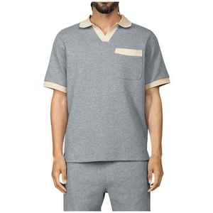 Ensemble polo et short personnalisés pour homme, vêtements décontractés d'été, tenue de golf et de tennis pour équipe, fournisseur de marques privées - Product Image 6