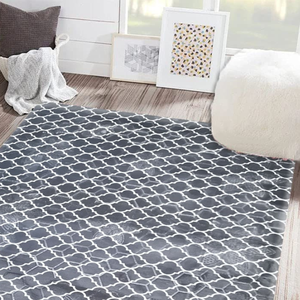 Embossed Shufu Modern <b>Carpet</b> Medium Pile High Density <b>Foam</b> Non-Slip Anti-Allergic Flannel Vacuum Cleaning for Maximum Comfort - Product Image 4