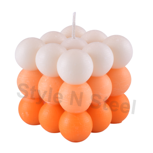 Bougies parfumées en forme de bulles roses pour les fêtes de Noël, Pâques, anniversaires, Saint-Valentin et Diwali - Product Image 5