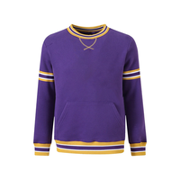 Sweat-shirt violet personnalisé Alcorn State pour les acheteurs B2B recherchant des vêtements sur mesure et des services de fabrication en gros avec marque privée