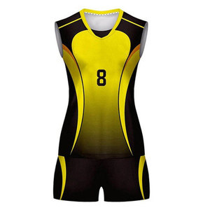 Ensemble d'uniformes de volley-ball personnalisés avec marque, commandes en gros, vêtements de sport, maillot et short de volley-ball professionnels - Product Image 3