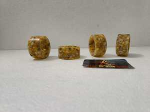 Premium Quality Classic Style Eco-Friendly Durable Napkin Rings Natural Stone Embedded <b>Epoxy</b> Resin Wedding <b>Table</b> Napkin Ring - Product Image 6