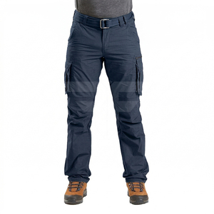 กางเกงคาร์โก้ลำลองทรงปกติแบบมีเชือกผูกเอว แห้งเร็ว ระบายอากาศได้ดี กันยับ สำหรับผู้ชาย รับทำโลโก้ตามสั่ง บริการ OEM หลายขนาด - Product Image 1