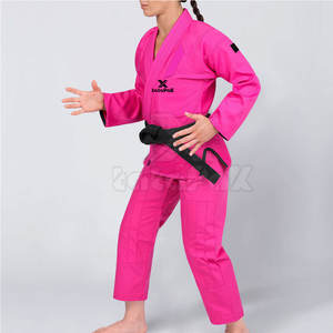 Ensemble d'uniformes de karaté respirants en tissu polycoton lavé et extensible pour l'entraînement en dojo, prix de gros, approvisionnement en vrac - Product Image 4