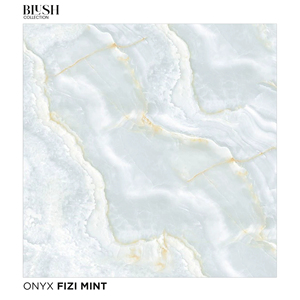 Carrelage en porcelaine brillant blanc Carrara 60x60 600x600 pour le salon - Product Image 1