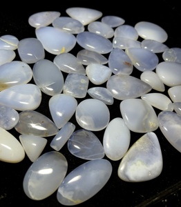 Ágata Azul de Encaje, Calidad Superior, 100% Natural, Cabujón, Gema Suelta para Joyería - Product Image 3