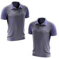 Nouvelle chemise à manches courtes imprimée pour homme, 100 % polyester tricoté, légère, à séchage rapide, anti-humidité, uniforme d'équipe, couleur unie