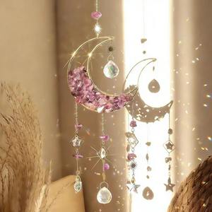 Farol Marroquí de Madera Hecho a Mano, Portavelas Decorativo Colgante, Vidrio Azul, Decoración Islámica para el Hogar y Jardín - Product Image 3